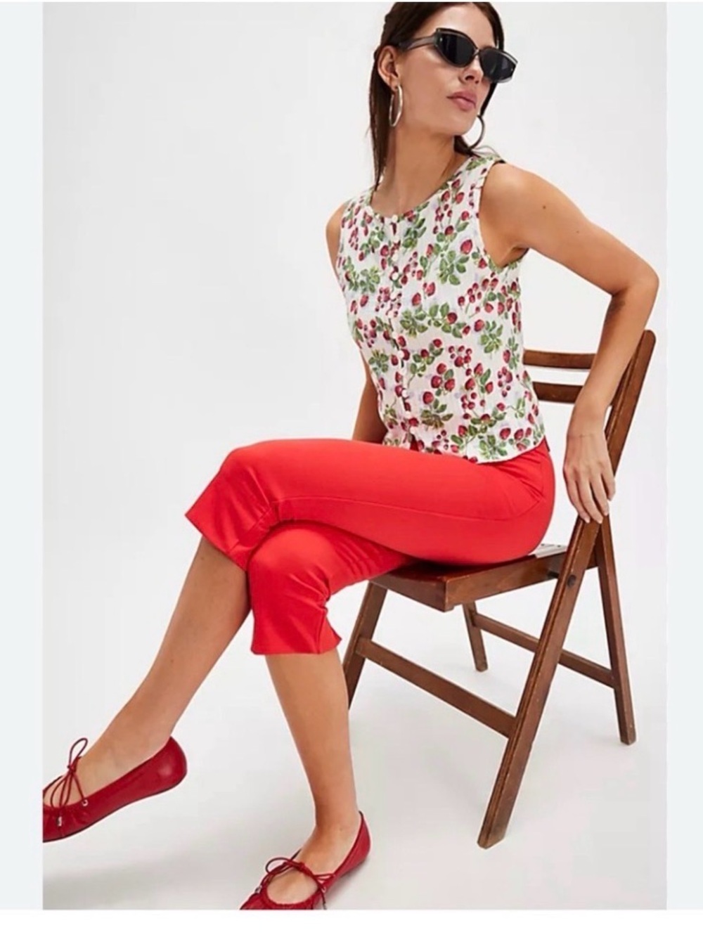 Free people Bette super slim capris